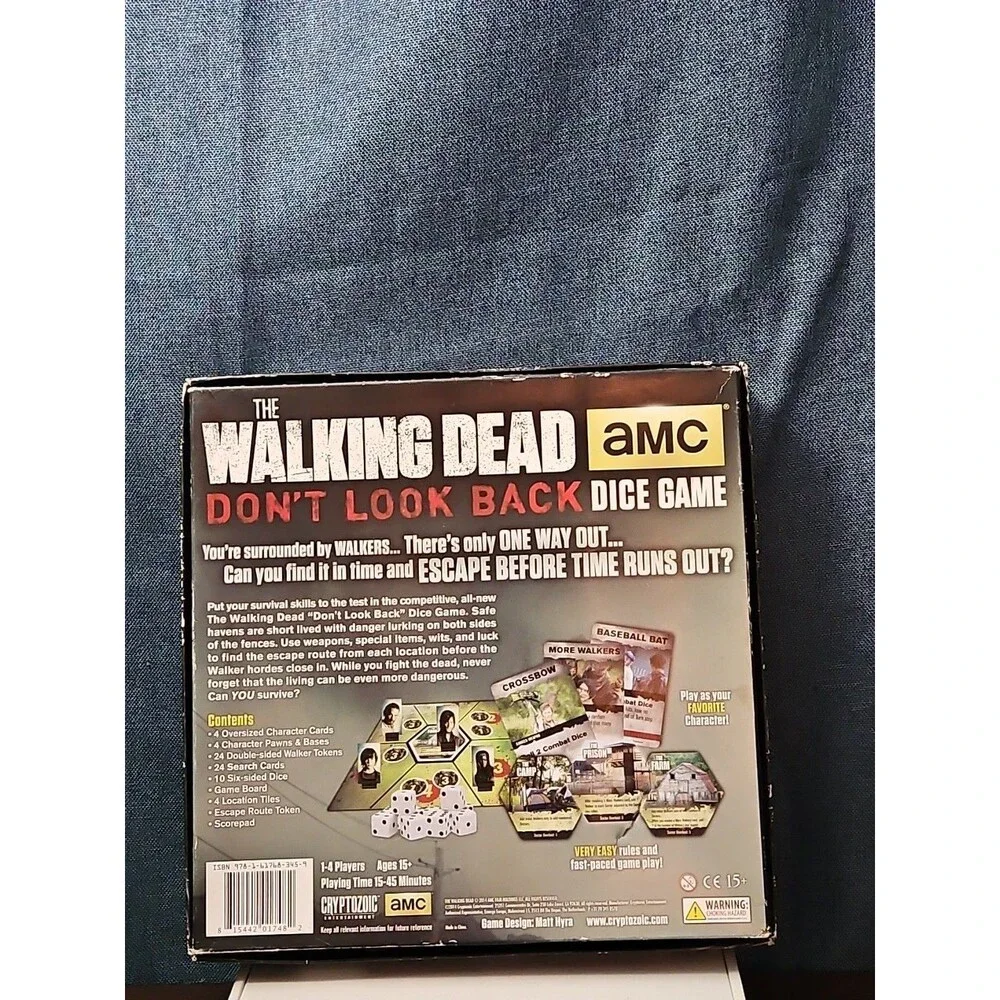 The Walking Dead: Don't Look Back Dice Game | AMC Cryptozoic | Rick Daryl